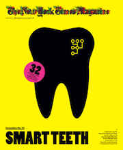 Yellow New York Times Magazine "Smart Teeth" flyer