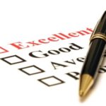 customer service rating checklist