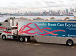 Swedish Breast Care Express design on truck