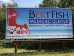 bert fish shark bite billboard
