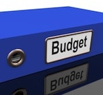 blue budget binder