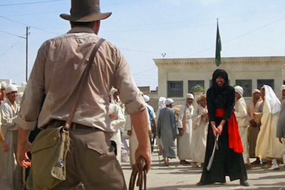 Indiana Jones movie scene