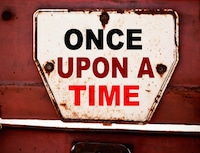 once upon a time sign