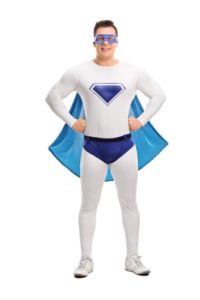man dressed as super hero
