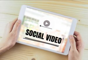 healthcare marketing social video on iPad device