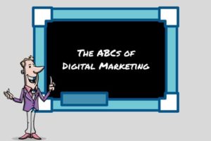 animated image of screen reading "The ABC's of digital marketing"