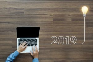 medical marketing laptop wire spelling "2019"