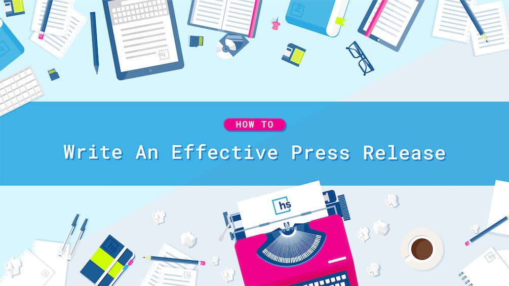 Hero image: how to write an effective press release