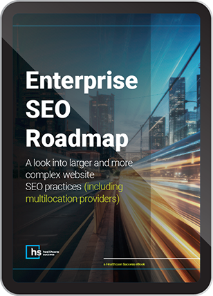 Bookcover for Enterprise SEO Roadmap for Healthcare