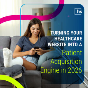 Website design patient acquisition