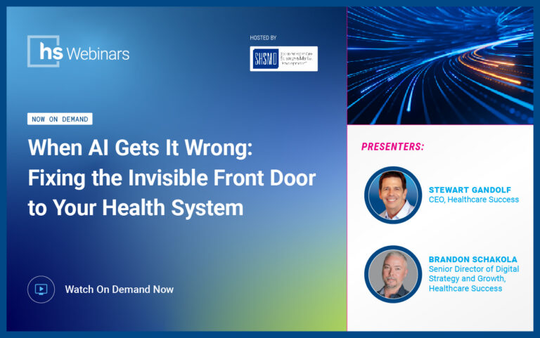 When AI Gets It Wrong: Fixing the Invisible Front Door to Your Health System