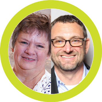 Kathy Divis and Mike Schneider