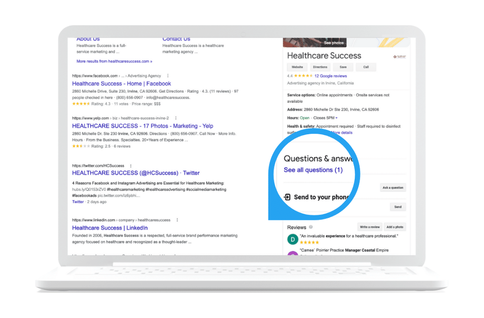 Image of Google search integrations